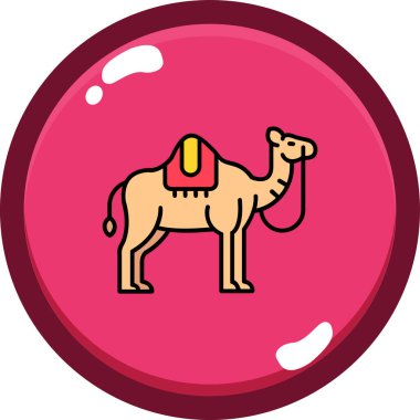 Koyun ikonu vektör illüstrasyonu