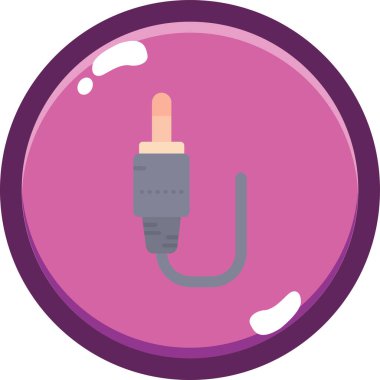 vektör elektrik fişi simgesi