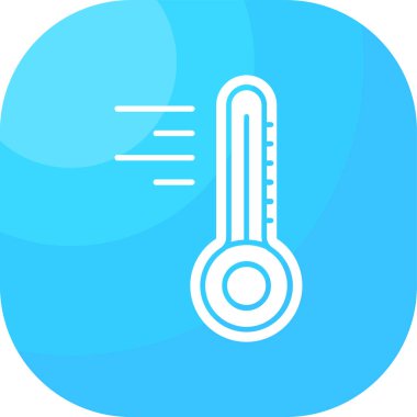 sıcaklık simgesi vektör illüstrasyonu