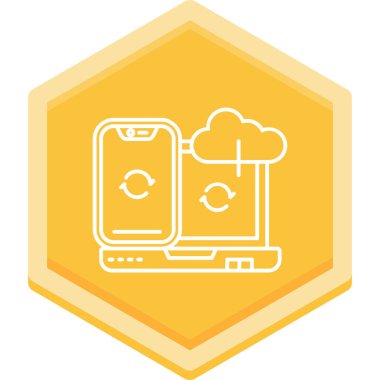 vektör bulut depolama simgesi