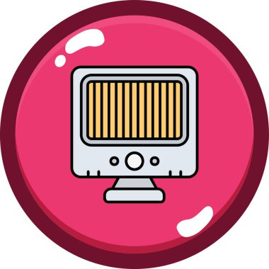 Modern bir simgenin vektör illüstrasyonu