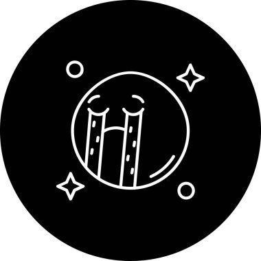 Modern bir simgenin vektör illüstrasyonu