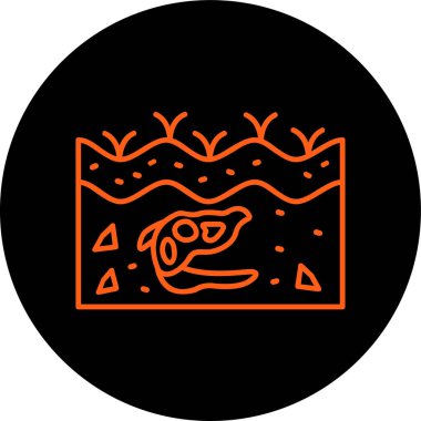 Bir simgenin vektör illüstrasyonu