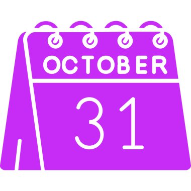 Tek bir günlük takvimdeki 30 Ekim tarihi