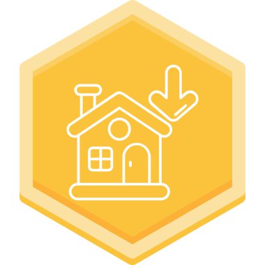 ev simgesi vektör illüstrasyonu