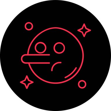 Bir emojinin vektör çizimi