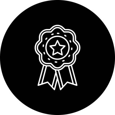 Rozet simge vektör çizim