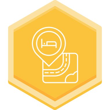 Harita iğnesi. Basit resimleme