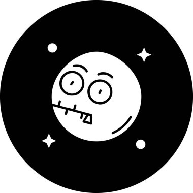 Çizgi film uydusunun vektör çizimi