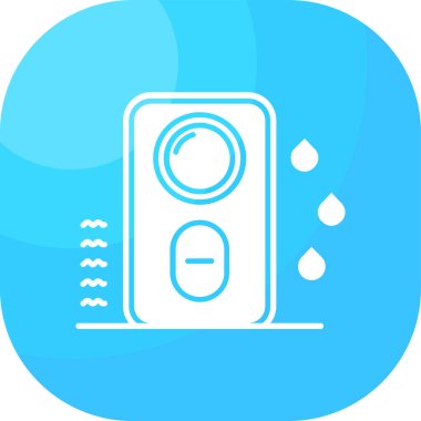 Klima ikonu vektör illüstrasyonu