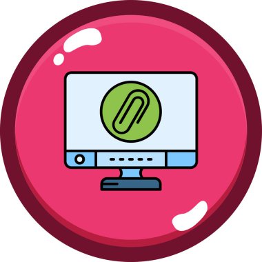 dizüstü bilgisayar simgesi, vektör illüstrasyonu