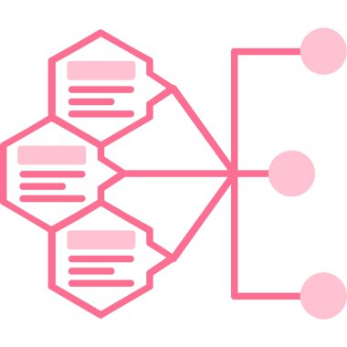 veri merkezi simgesi vektör illüstrasyonu