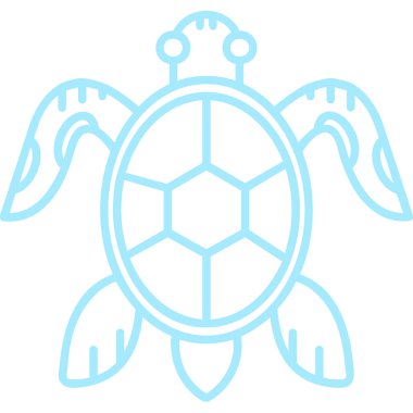 Kaplumbağanın vektör çizimi