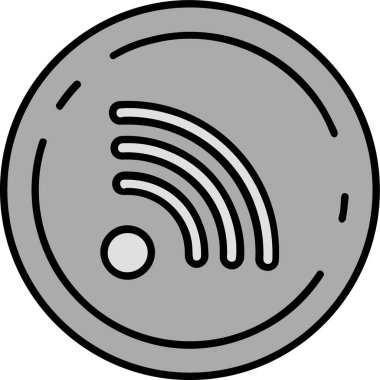 Para simgesi, vektör illüstrasyonu