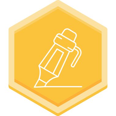 Modern simgenin vektör illüstrasyonu