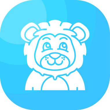 Beyaz arka planda bir tabela ile ayı