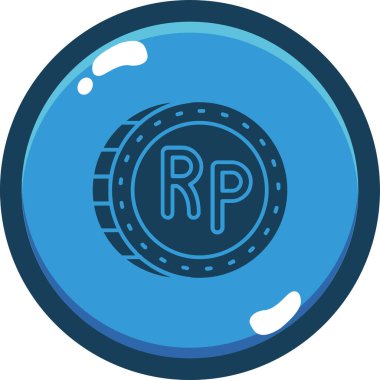 Modern b 'nin vektör illüstrasyonu bozuk para simgesinden yoksun