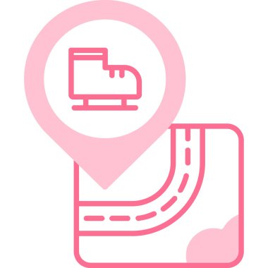 gps. Web simgesi basit illüstrasyon