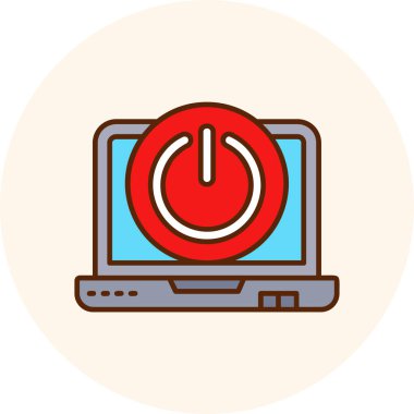 bilgisayar simgesi vektör illüstrasyonu