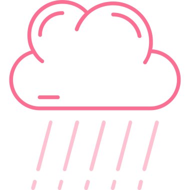 rain icon in trendy style isolated background