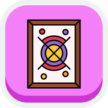 Bir oyun simgesinin vektör illüstrasyonu