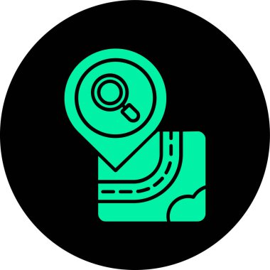 Arama konumu kutsal kişilerin resmi, vektör çizim