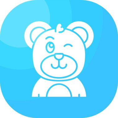 ayı ağ simgesi, vektör illüstrasyonu