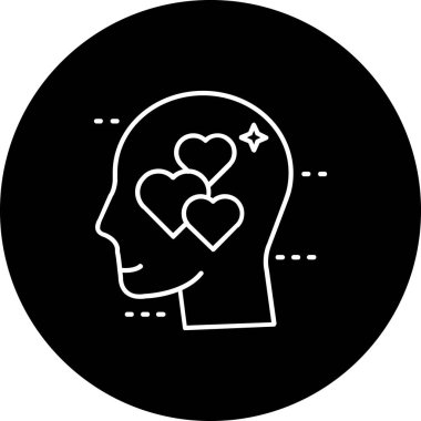 İçinde ok olan kalp, vektör illüstrasyonu