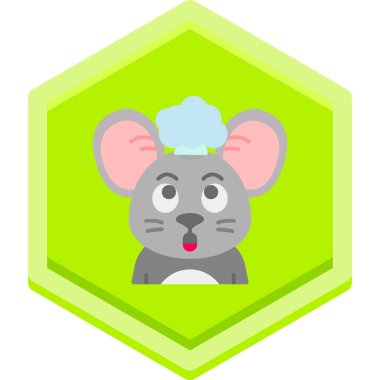 Fare simgesinin düz tasarım simgesi