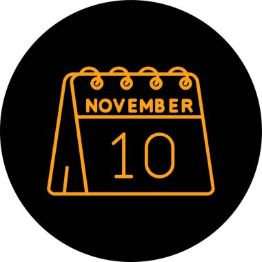 Takvim simgesinin vektör illüstrasyonu