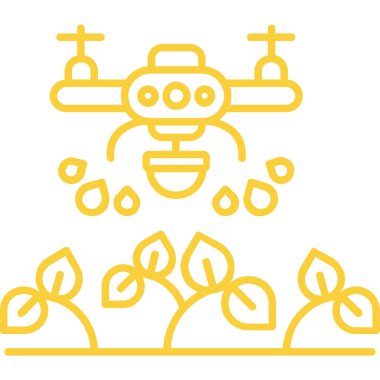 Bahçe ikonu vektör illüstrasyonu