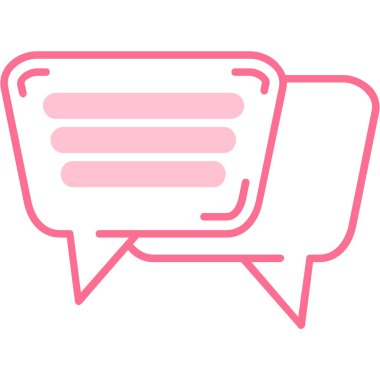 Sohbet balonu Basit tasarım