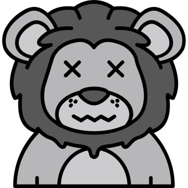 kızgın çizgi film siyah rengi