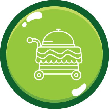 Bir b eksikliği simgesinin vektör çizimi