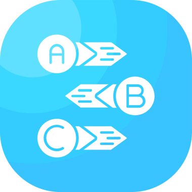 ok simgesinin vektör illüstrasyonu