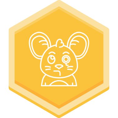 hayvan simgesi vektör illüstrasyonu