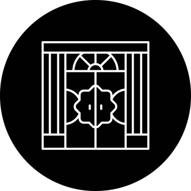 Modern b 'nin vektör illüstrasyonu simge unsurundan yoksun