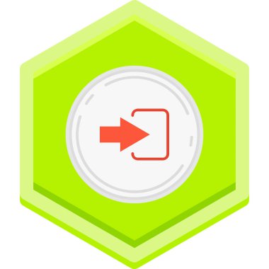 vector illustration of a red arrow