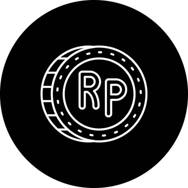 Bozuk para. Web simgesi basit illüstrasyon