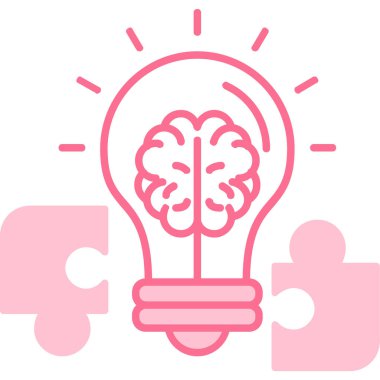 fikir simgesi, vektör illüstrasyonu