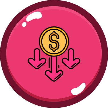 Sikke Simgesi vektör illüstrasyonu