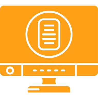 bilgisayar simgesi vektör illüstrasyonu