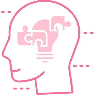 Baş simge vektör çizim