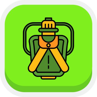 gaz maskesi vektör simgesi