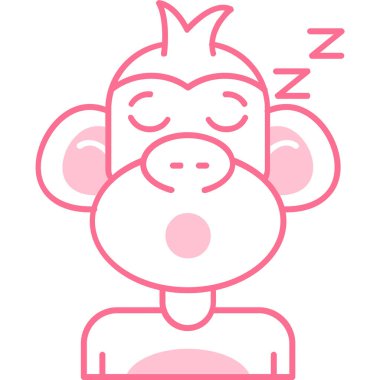 Uyuyan maymun simgesi