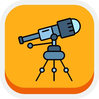 Uydu simgesinin vektör illüstrasyonu