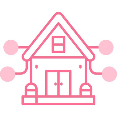 ev simgesi vektör illüstrasyonu