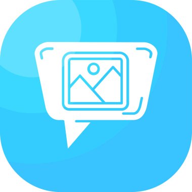 ileti simgesi, vektör illüstrasyon tasarımı