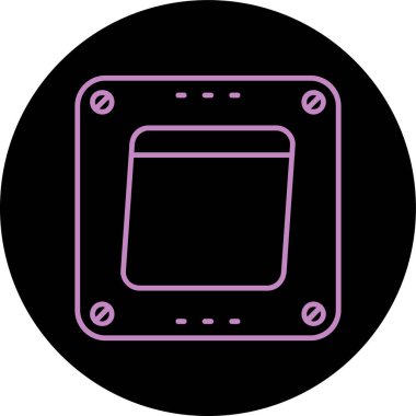 Modern bir simgenin vektör illüstrasyonu