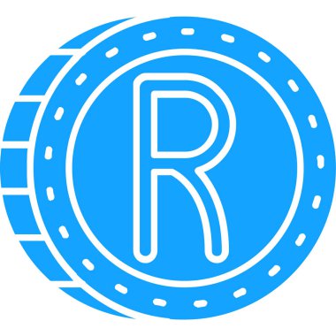 R harfinin vektör illüstrasyonu